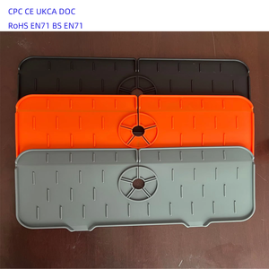 Tappetino per Rubinetto da Cucina in Silicone Riutilizzabile Facile da Pulire con Logo Personalizzato OEM ODM Protezione Antispruzzo per Lavello Impermeabile con Confezione con Etichetta Privata - Product Image 2