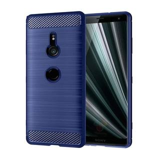 Superventas para <span class=keywords><strong>Sony</strong></span> <span class=keywords><strong>Xperia</strong></span> <span class=keywords><strong>1V</strong></span> 5 II 10V 1 IV 1 funda trasera suave para teléfono móvil funda de silicona cepillada de fibra de carbono TPU - Product Image 1