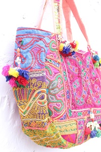 Hot Banjara <b>Bag</b>-Handmade Indian Tribal <b>Patchwork</b> Tote Embroidery Large Capacity for Women's Outdoor Daily Use Wholesale Price - Product Image 3