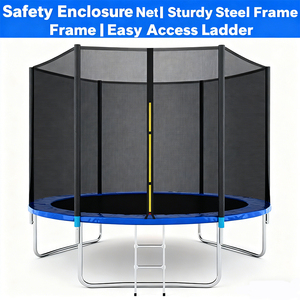 High Quality 6-16ft Round Indoor/Outdoor <strong>Trampoline</strong> for Kids and Adults With Safety <strong>Net</strong> Fitness <strong>Trampoline</strong> Park for Sale - Product Image 6