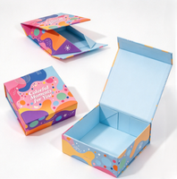 Boîte cadeau pliable avec fermeture magnétique pour emballage personnalisé, coffrets cadeaux et présentation haut de gamme