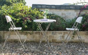 P 60cm <b>Portable</b> High <b>Bar</b> Table Lightweight Folding Plastic Design for Outdoor Events for Parties Dining and Hotels - Product Image 4