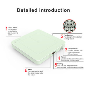 Estufa de inducción matcha, IH-S20M-W de Cocina eléctrica con pantalla táctil, novedad - Product Image 4