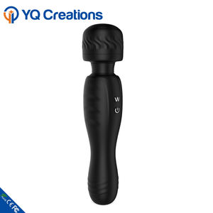 Zwarte dubbele erotische Japanse massage-wand vibrator voor het hele lichaam, draadloze wandmassager - Product Image 3