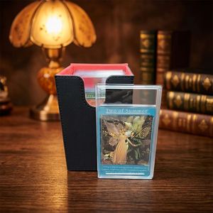 Portable Pu Leather Magnetic for Graded Card Holder with 11 Slots for Trading Card Game Star Autographs & <b>Magic</b> Gathering Cards - Product Image 1