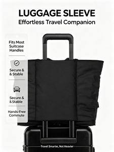 Sac fourre-tout extensible pour ordinateur <span class=keywords><strong>portable</strong></span> OEM/ODM pour femmes, compatible avec les ordinateurs portables de 15 pouces, 28L, plusieurs options de couleurs, MOQ 200 pièces, logo brodé personnalisé - Product Image 2