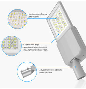 Luminaria LED de Alta Potencia para Carreteras, Apertura sin Herramientas, Cuerpo de Aluminio Fundido a Presión, Alumbrado Pú<span class=keywords><strong>blico</strong></span> para Áreas Municipales - Product Image 2