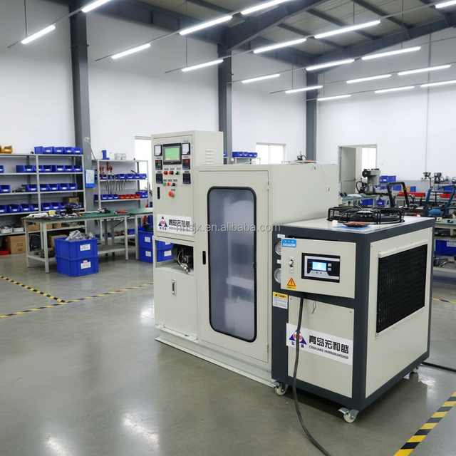 30T Water-Cooled Test Vulcanizer Lab Platen Vulcanization Press Hydraulic Rubber Pressure Machine