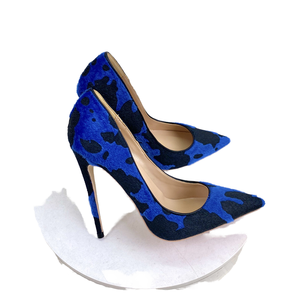 Talons hauts pour femmes 2026 Stilettos chaussures de travail 12CM/10CM/8CM peau de vache Kadin Sandalet semelle extérieure antidérapante grande taille pour l'été hiver - Product Image 1