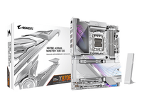 Motherboard Gaming Desktop GIGABYTE X870E AORUS MASTER X3D ICE DDR5 AM5 ATX 4xDDR5 DIMM Antarmuka SATA