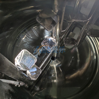 Cuve de mélange mobile 50L 100L avec homogénéisateur, chauffage, moteur, pompe et agitateur 5.5kW SUS304/SUS316 pour shampoing, savon, désinfectant, détergent liquide