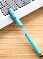 Stylo en cristal de haute qualité avec logo personnalisé, pointeur laser métallique et stylo à bille tactile, ensembles cadeaux portables pour promotions