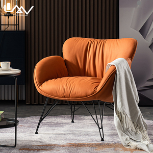 Muebles de sala de estar cómodos y modernos, silla de ocio, sillón de cuero/tela, sillas de salón para balcón, Fauteuil - Product Image 3