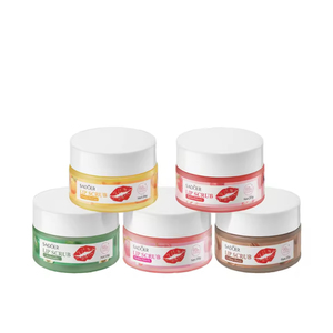 Gommage pour les lèvres à la fraise, à l'avocat et à l'orange, marque privée, nettoyage doux, adoucissement de la peau des lèvres, éclaircissement des ridules, éclaircissement de la couleur - Product Image 1