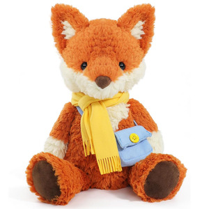 Peluche B915 <span class=keywords><strong>Volpe</strong></span> Piccola, Animale <span class=keywords><strong>di</strong></span> Peluche Riscaldabile con Profumo <span class=keywords><strong>di</strong></span> Lavanda, Giocattolo Antistress per Bambini e Adulti, Regalo con Sciarpa e Borsa - Product Image 1