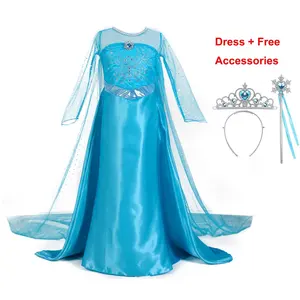 सस्ते कीमत स्टॉक कॉस्टयूम लड़कियों फैंसी पोशाक राजकुमारी हेलोवीन कार्निवल कपड़े वेशभूषा