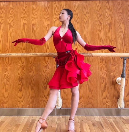 Red dress