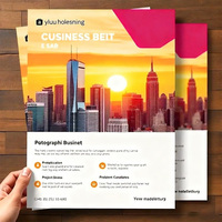 Production personnalisée de prospectus promotionnels et de dépliants publicitaires - Carton de haute qualité avec impression numérique sur papier kraft