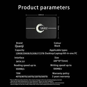Quanji-Inch SATA NVMe M.2 SSD 1 ، محرك أقراص ذو حالة صلبة ، سعة قابلة للتخصيص ، سعة GB للاستخدام الداخلي لسطح المكتب - Product Image 6