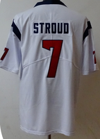 Jahitan Berkualitas Terbaik Dapat Disesuaikan # 7 STROUD  Jersey Sepak Bola Amerika