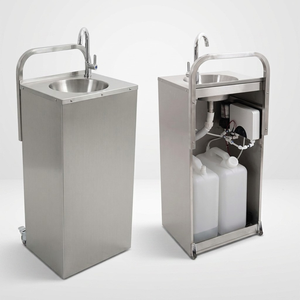Fregadero portátil para cocina exterior, lavabo portátil para lavarse las manos, estación de lavado portátil - Product Image 1