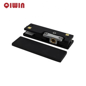 Tùy chỉnh chất lượng cao thép không gỉ pivot Bản lề cửa kính bản vá phụ kiện trên cửa kính kẹp cho phân vùng thủy tinh - Product Image 5