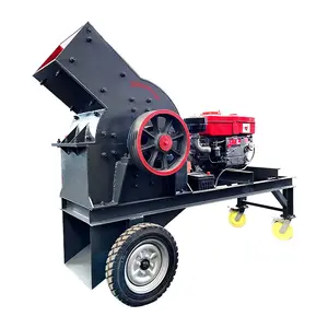 Mạnh Mẽ Hiệu Quả Nghiền Nhỏ Máy Nghiền Búa Với Động Cơ Diesel Hammer Mill Máy Nghiền Giá