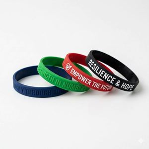 Eco Friendly Soft Silicone Wristband Custom Logo Printed Rubber <b>Bracelet</b> for Business Gift Advertising Campaign - Product Image 1