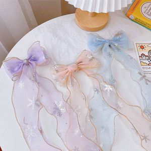 长蝴蝶结发夹可爱发饰女孩发带夹 - Product Image 4