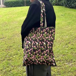 Sac en toile personnalisé avec impression de logo, sac de shopping publicitaire tendance, sac en toile 100% coton, sac à bandoulière, taille personnalisée - Product Image 2