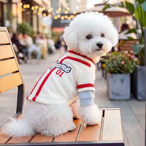 PETCIRCLE Chaqueta Cómoda para Perros Pequeños y Cachorros de Primavera y Otoño, Camiseta de Béisbol 01 - Product Image 4