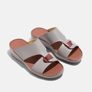 SHIKOL Sandali Arabi da <span class=keywords><strong>Uomo</strong></span> in Vera Pelle Bovina Italiana Premium, Produttore di <span class=keywords><strong>Scarpe</strong></span> 2026 di Tendenza, con <span class=keywords><strong>Memory</strong></span> <span class=keywords><strong>Foam</strong></span> di Alta Qualità per Camminata Quotidiana - Product Image 5