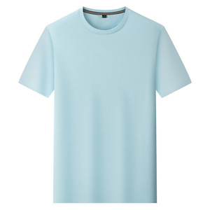 เสื้อยืดแขนสั้นแบบกำหนดเอง สีม่วงซิงหัว ผ้าฝ้ายสีพื้น ชุดลำลอง ชุดยูนิฟอร์มส่งเสริมการขาย - Product Image 3