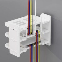 Support mural moderne pour routeur, sans perçage, idéal pour salon, chambre et décodeur TV