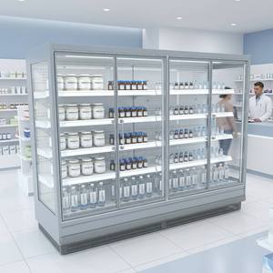 Vitrina Refrigerada Vertical Comercial con Puerta de Vidrio Remota para Supermercado - Product Image 3