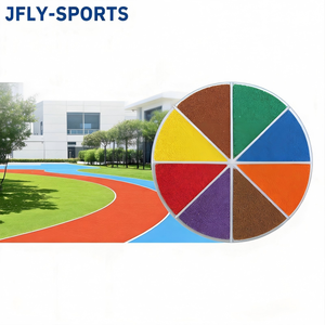 Gránulos de caucho EPDM multicolor para diseños creativos de parques infantiles, partículas de EPDM ecológicas para pistas de atletismo modernas - Product Image 1