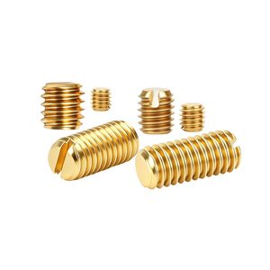 Juego de tornillos de fijación hexagonales de punta plana de latón de alta calidad M2-M10, tamaños completos en stock, fácil para platear, pasivar y roscar con precisión. - Product Image 4