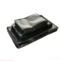 Sac sous vide transparent noir épaissi résistant aux perforations, compatible congélateur, qualité alimentaire, pour viande et fruits de mer congelés