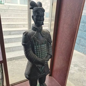 Estatuas de Bronce de Guerreros de Terracota Chinos Antiguos, Diseño Personalizado, Fundición de Cobre y Latón, Artesanía Metálica del Ejército Qin - Product Image 4