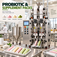 Machine d'emballage de poudre à deux voies DEEPACK pour la production de sachets jumelés avec dosage et scellage séparés