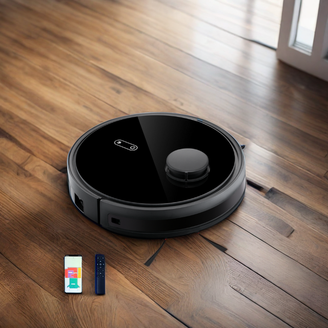 Robot Vacuum Cleaner S6 Laser Navigation Robotic Vacuum for Pet Hair Carpets Hard Floors Sweeper Robot