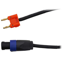 Cable Speakon a Banana para Altavoces, Cable Banana para Audio Profesional y Cine en Casa