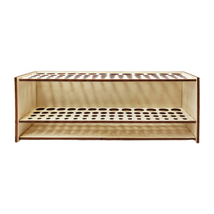 Cross-border wooden brush holder, 67-piece perforated <b>desk</b> pen storage, easy to install and <b>wall</b>-mounted. - Product Image 4