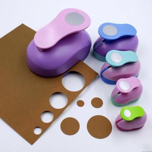 Plastic Circular Puncher Set DIY <b>Craft</b> <b>Tool</b> for Paper Crafting and Embossing with Multiple Sizes and Colors - Product Image 1