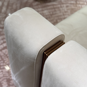 Juego de Muebles de Sala de Estar, Diseño Italiano Moderno, Tapizado en Terciopelo, con Mechones y Costuras Acanaladas, para Villa, Hotel o Apartamento, Sofá de Lujo - Product Image 5