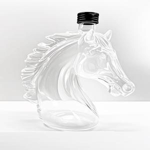 <span class=keywords><strong>Carafe</strong></span> à <span class=keywords><strong>whisky</strong></span> en forme de cheval, <span class=keywords><strong>carafe</strong></span> en verre borosilicate avec <span class=keywords><strong>bouchon</strong></span>-Décor de bar moderne pour cadeau scotch, bourbon, rhum - Product Image 2