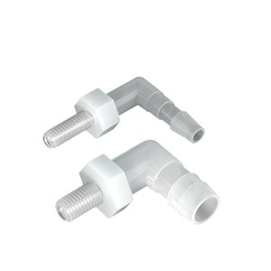 Metric Elbow Water <b>Tap</b> M6 <b>M8</b> M10 M12 Threaded 90 Degree Plastic Connector For Plumbing Hoses - Product Image 1