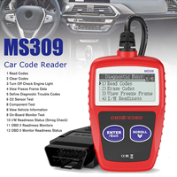 Escáner OBD2 MS309, Escáner Automotriz Multi-idiomas, Herramienta de Diagnóstico para Automóviles, Herramienta de Diagnóstico Automotriz OBD2 EOBD, Lector de Códigos