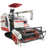 Moissonneuse-batteuse multifonction autopropulsée 88 CV pour riz et blé avec criblage et triage du sol, moteur et boîte de vitesses