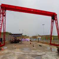 Grue à portique robuste pour le levage de conteneurs portuaires et maritimes, pour une utilisation industrielle en extérieur, manutention efficace des matériaux